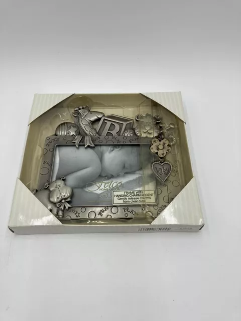 Fetco Picture Frame - Baby Nursery Theme New in Box w/ Picture Charm