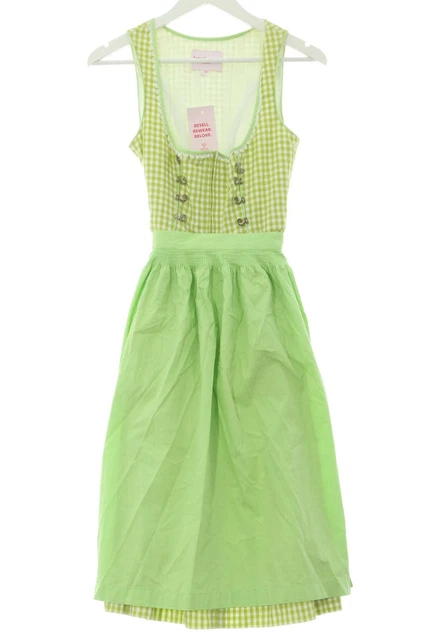 Robe Chemise Femme HOTSTUFF - Taille EU 42 - Vert Et Blanc - Style Décontracté - Occasion Très Bon État
