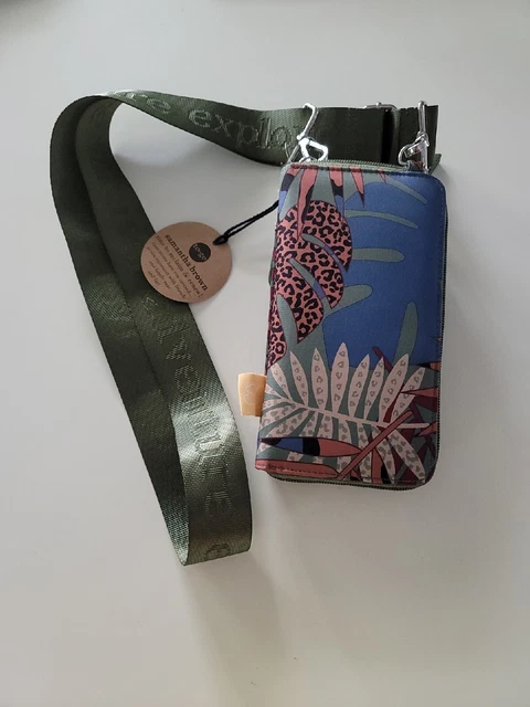 Samantha Brown To-Go Wallet Crossbody w Adjustable Strap~Safari 2