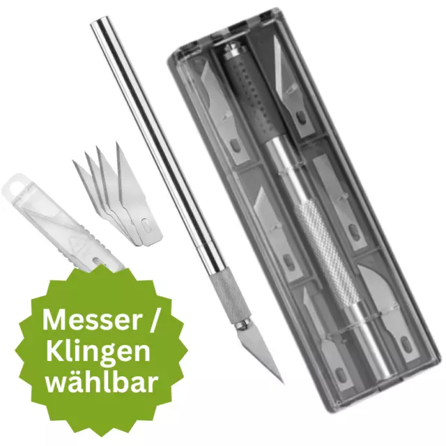 WESTCOTT Bastelmesser Skalpell Präzisionsmesser, 120 mm Metallgriff / Auswahl