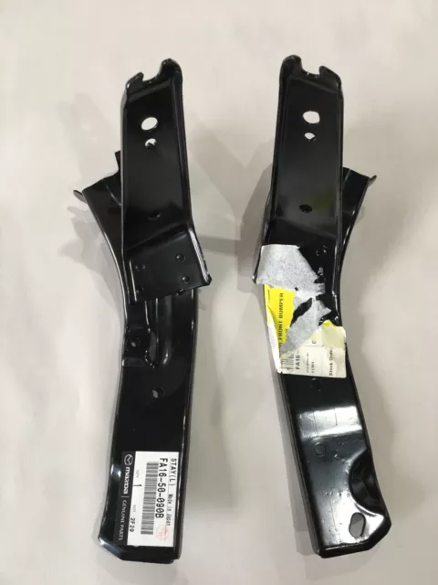 Mazda Rx7 Series 2 -3 S2 S3 Lh +Rh Front Bumper Bar Brackets Pair Genuine