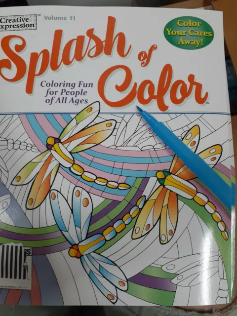 Creative Expressions Colorful Escapes Volume 11 Adult Color Book. New.