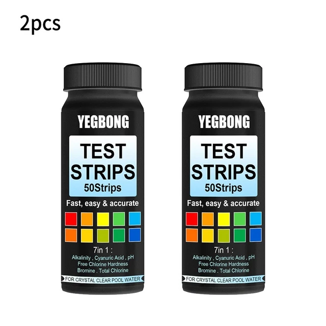 Strisce reattive NO3 PH tropicale 100 pz 7 in 1 acquario bromo cloro GH