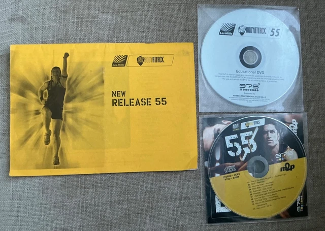 BODY ATTACK 78 Les Mills Workout CD, DVD Notes £29.81 - PicClick UK