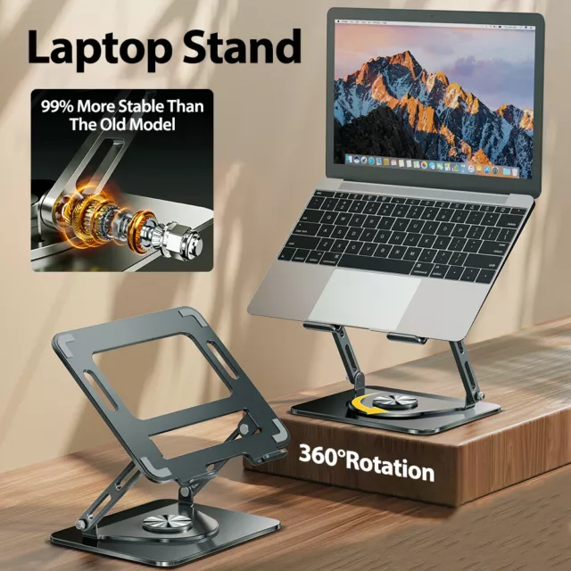 Laptop Stand 360° Rotating Bracket Foldable Laptop Desk Stand Tablet Holder