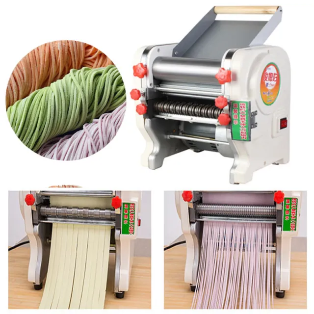 220V Electric Pasta Press Maker Noodle Machine Dumpling Skin Home Commercial
