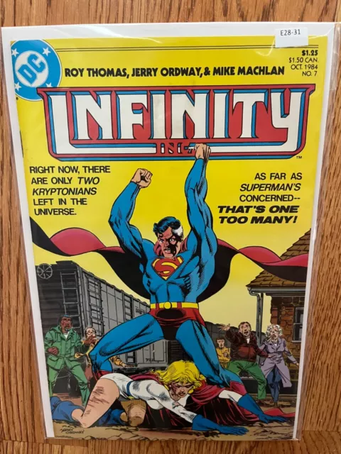 Infinity Inc. vol.1 #7 1984 High Grade 9.0 DC Comic Book E28-31