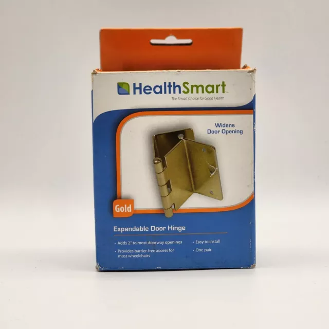 HealthSmart Expandable Door Hinges, Allow up to 2 Extra Inches for Handicap