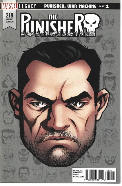 Punisher #218 1:10 Cover C Marvel Comics 2018 Bagged And Boarded