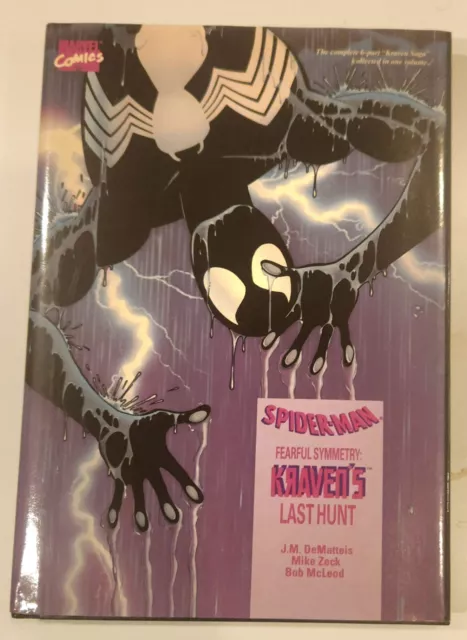 SPIDER-MAN FEARFUL SYMMETRY KRAVEN'S LAST HUNT 1989 NM 1st Edition HC HARDCOVER