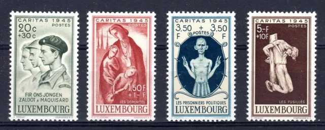 Luxembourg 1945 Caritas ** / Mi 395-398 / YT 384-387 [S346]