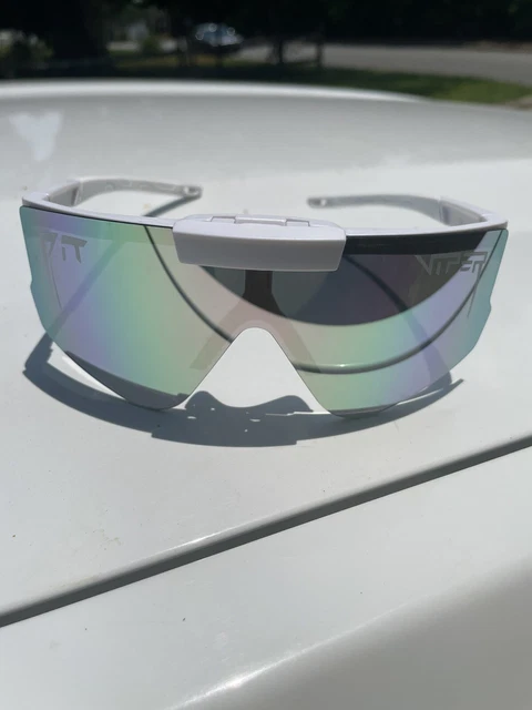 Pit Vipers Flip Up Lense White Frames Make Offer