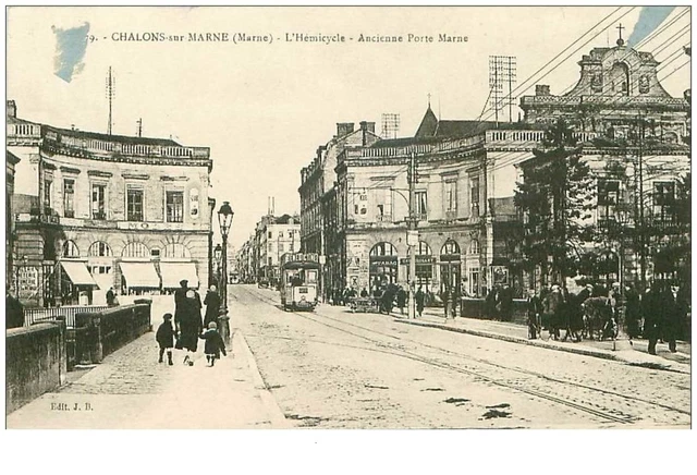 51.CHALONS SUR MARNE.n°20519.L'HEMICYCLE.ANCIENNE PORTE MARNE