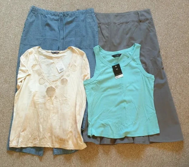 3 x BNWT Bundle of Ladies Clothing Size 20 4 Items inc Tops Skirt & Trousers