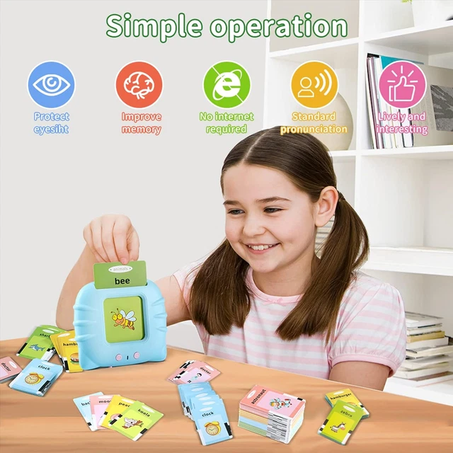 TALKING FLASH CARDS for Autistic Children Educational Preschool and ...