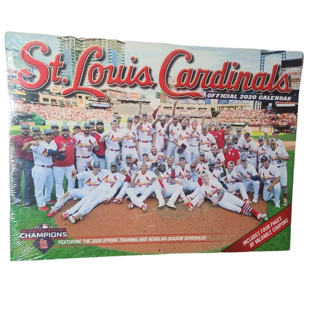 OFFICIAL ST LOUIS Cardinals Wall Calendar 2020 Team Photo 7.96 PicClick