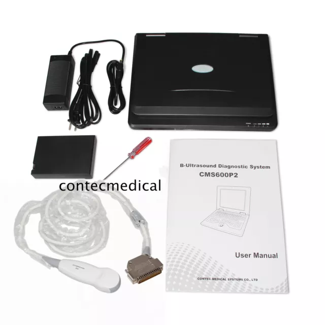 Bewegliche Digital-Laptop-Ultraschall-Scanner-Maschine mit 3,5 Herz/Convex-Sonde 2