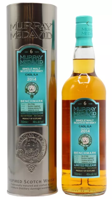 Caol Ila - Murray McDavid - Benchmark 2014 6 year old Whisky 70cl