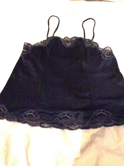 Charnos Floral Trim  Waist Slip  And Vest Top  Size Medium /12