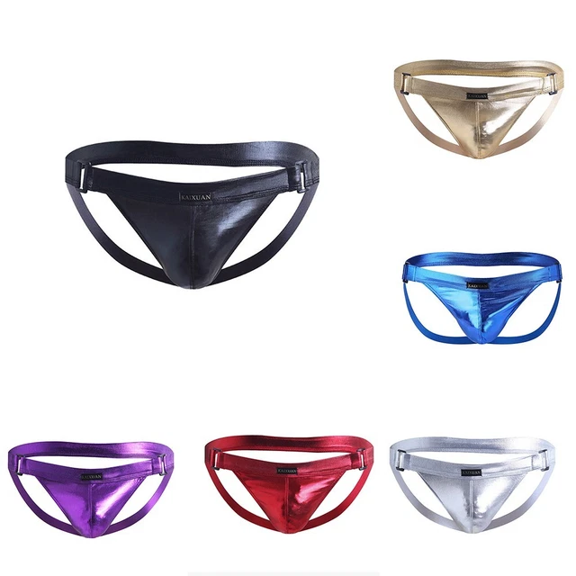 Underpants U Convex Underwear Wet Look 1pcs Bikini Breathable Faux Leather