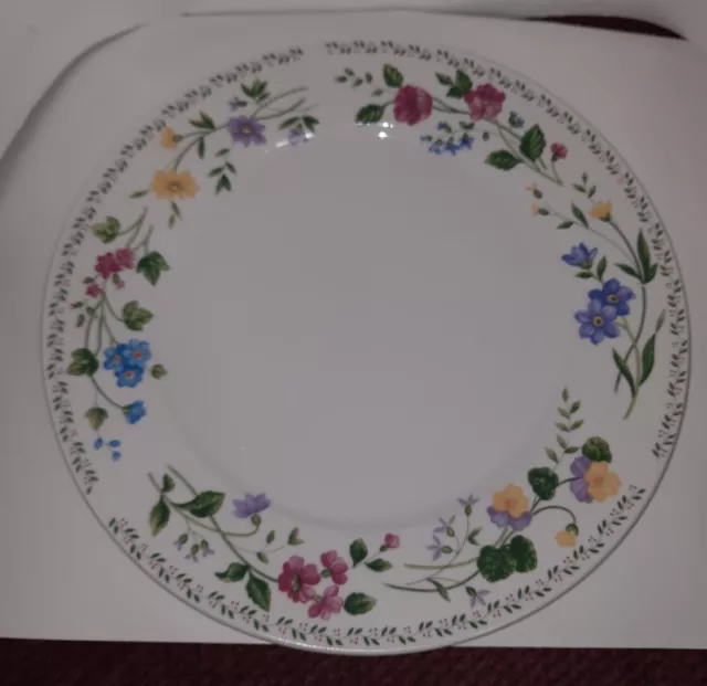 Farberware Stoneware English Garden 225 12" Plate Dinner Serving Platter