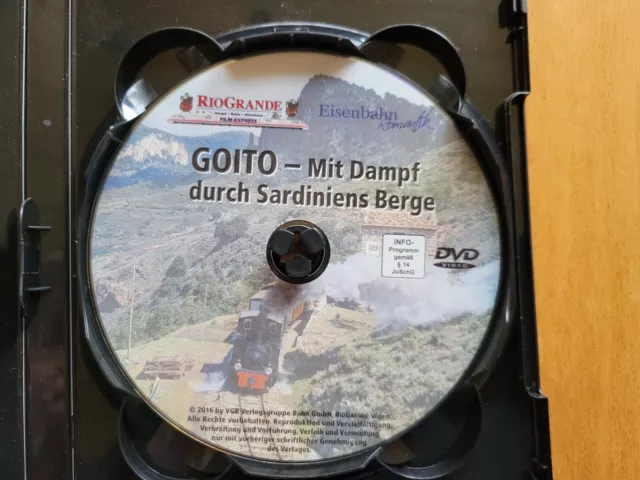 GOITO - Mit Dampf durch Sardiniens Berge  (Eisenbahn Romantik)   --DVD--