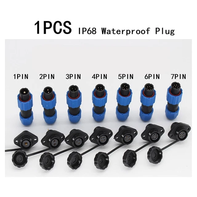 SP13 Flange Series Waterproof Connectors with Threaded Connections 27P