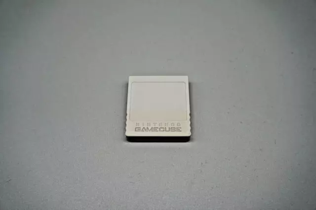 Nintendo GameCube Memory Card - Original - Grau - 59 Blöcke - Speicherkarte