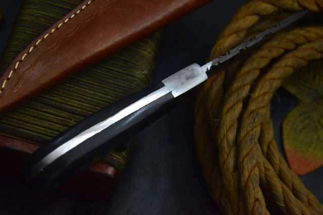 Custom 8.1"OAL Hand Forged Damascus Steel Hunting Knife Handmade (Q765-A) 5