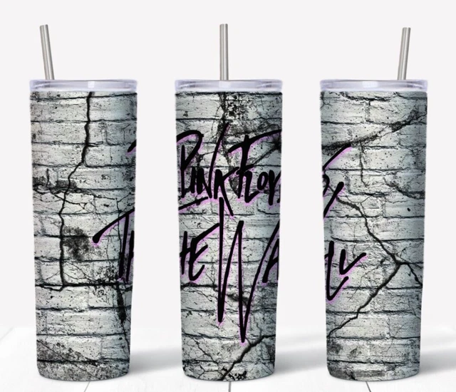 Pink Floyd 20 oz SKINNY TUMBLER Stainless Steel | Gift Ideas Man Cave