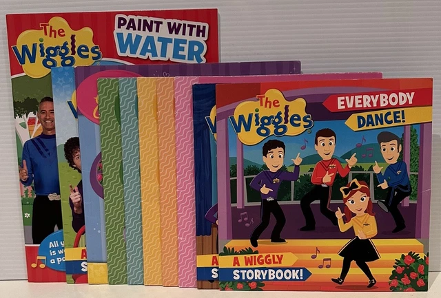 THE WIGGLES PAPERBACK Book Bundle X 10 Wiggly Story Paint With Water ...