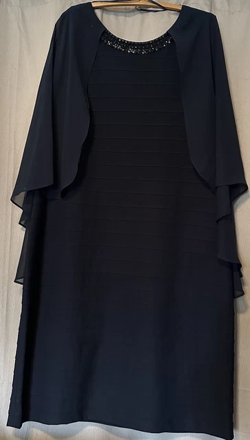 LIZ JORDAN SIZE 18 mother of the bride/groom cocktail evening formal party  dress $59.00