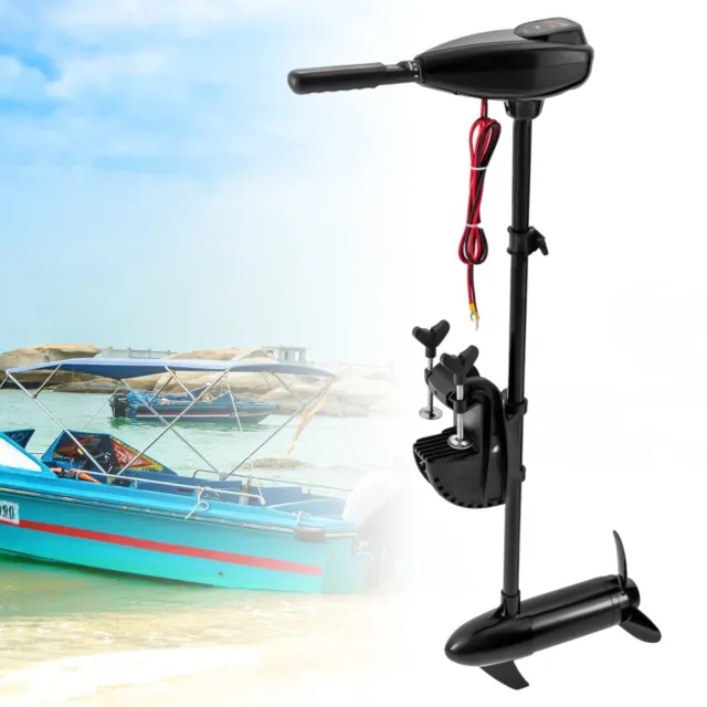 24V 85LB Electric Trolling Motor Outboard Inflatable / Fishing Boat Brush Engine