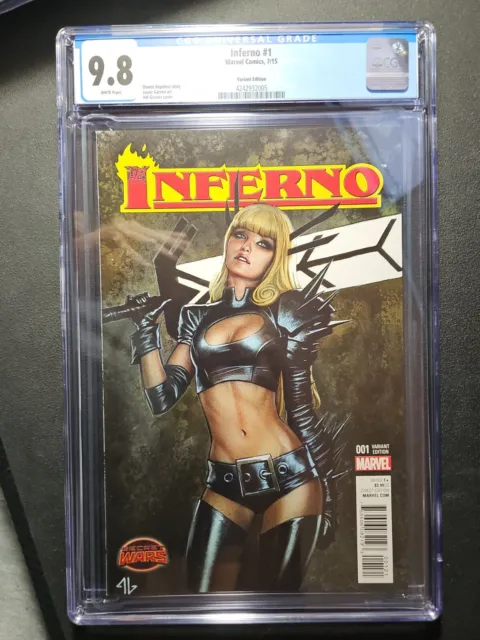 Inferno 1 CGC 9.8 Adi Granov Variant Marvel 2015 Magik