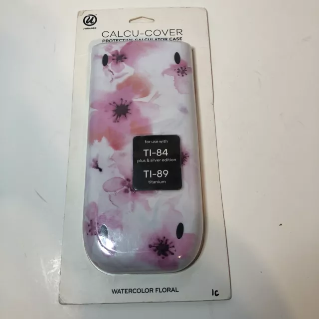 NEW U BRANDS - CALCU-COVER - Protective Calculator Case for TI-84-TI-89 - Floral