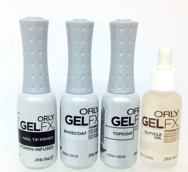 ORLY GEL FX - TOP-BASE & PRIMER + HUILE CUTICULAIRE 4 X 9ml