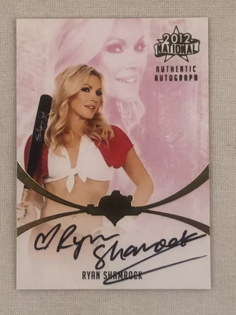 2012 Bench Warmer National Ryan Shamrock Autograph Card NSCC Benchwarmer