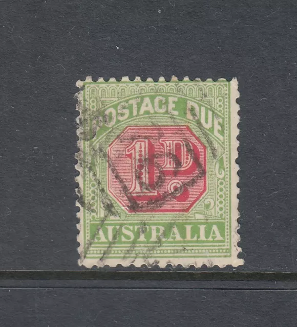 POSTAGE DUES, 1909 WMK LARGE CROWN: 1d Rosine & Yellow-green Die II SG D64a, FU.