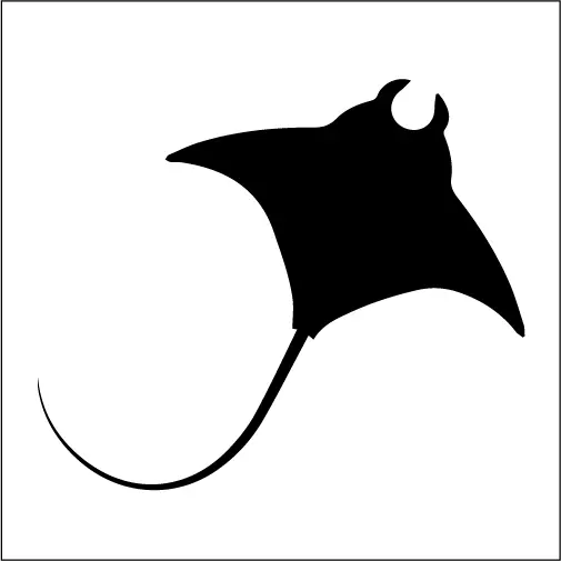 Stingray Decal Car Wall Laptop Decal Vinyl Sticker Phone