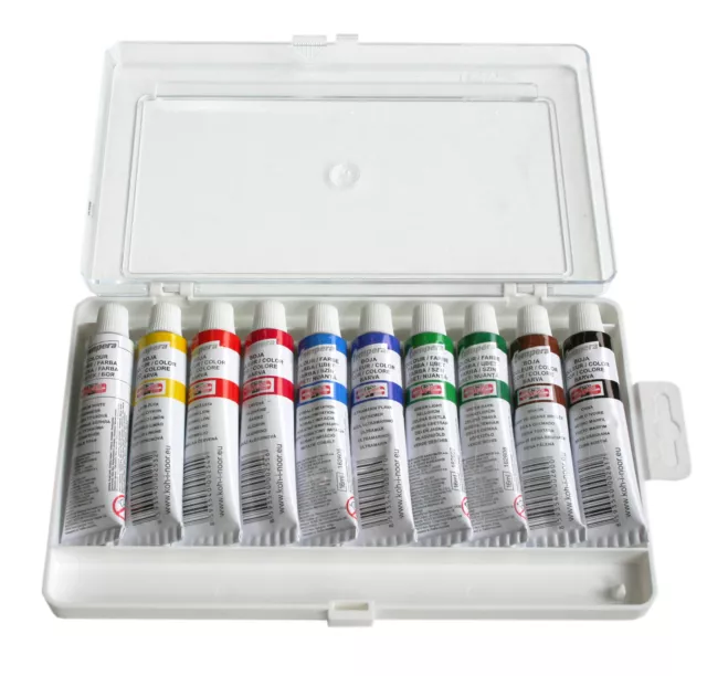 Koh-I-Noor Gouachefarben Set mit 10 x 16ml Tuben bei Malstoff 2