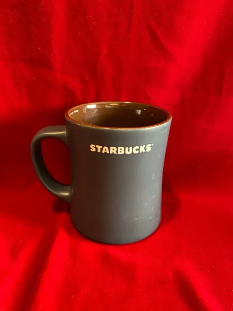 Starbucks French Roast Embossed Script Coffee Cup Mug Bone China 2011