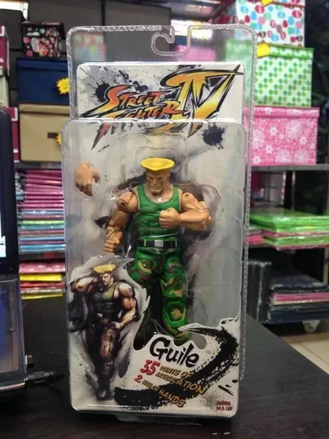 New Capcom Street Fighter IV Guile Action Figures Featuring Super Poseable Body
