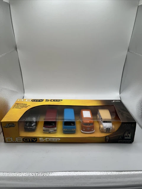 JADA TOYS DUB City 5 Deep 1:64 Die Cast 5 Car Set $12.05