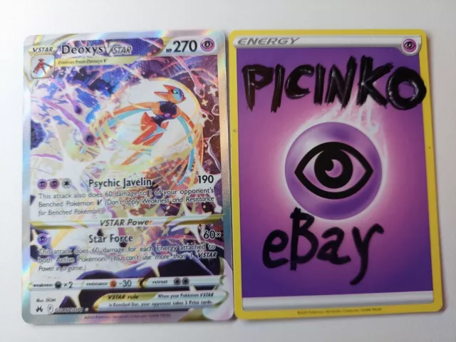 Pokemon - Deoxys VSTAR - GG46/GG70 - Crown Zenith - Secret Rare - NM