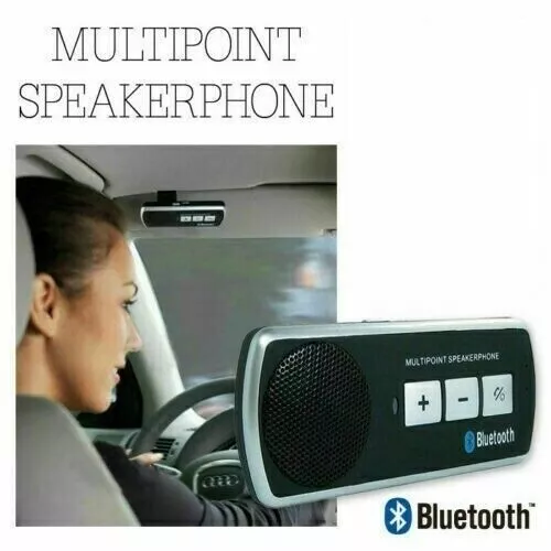 Kit Vivavoce Bluetooth Per Auto Universale Speaker Smartphone Tablet Cellulare