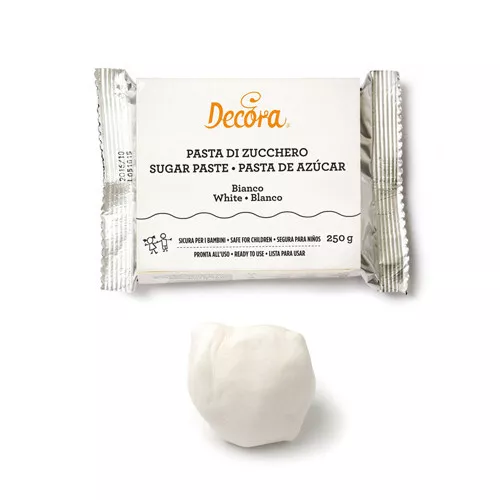 DECORA Pasta de Azúcar Blanco 250gr 0310213