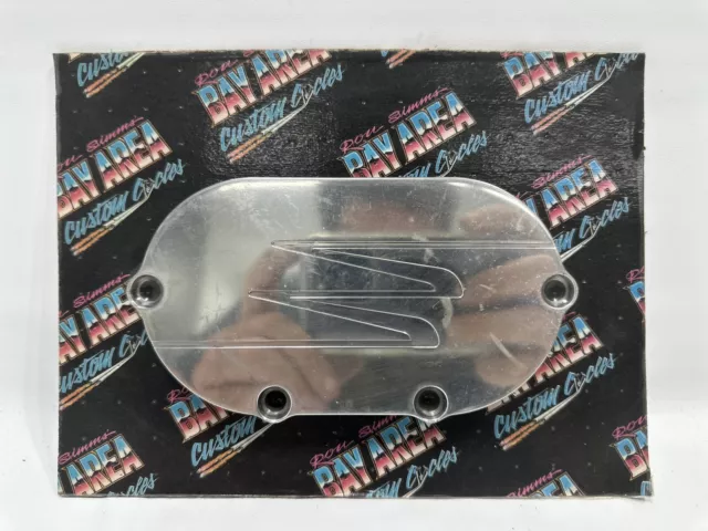 Ron Simms Bacc Harley 5Spd Transmission Rt Side Cover Polish Scallop Fxr Softail