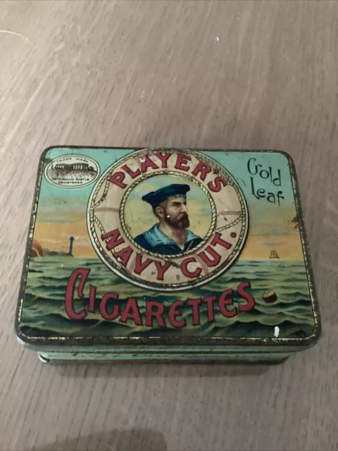 Players Navy Cut Tobacco Tin - See Photos