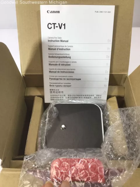 Open Box Canon CT-V1 Camera Pan Table