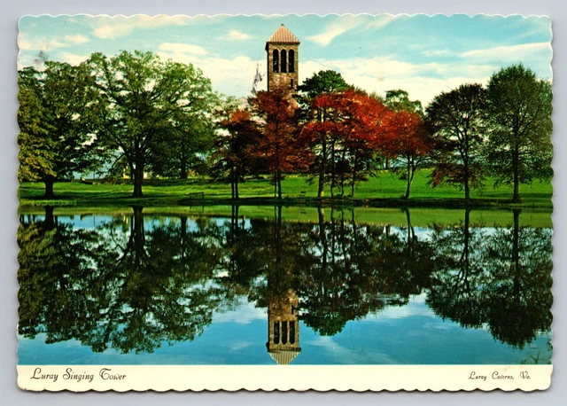 THE LURAY SINGING Tower Luray Caverns Virginia Vintage Posted 1978